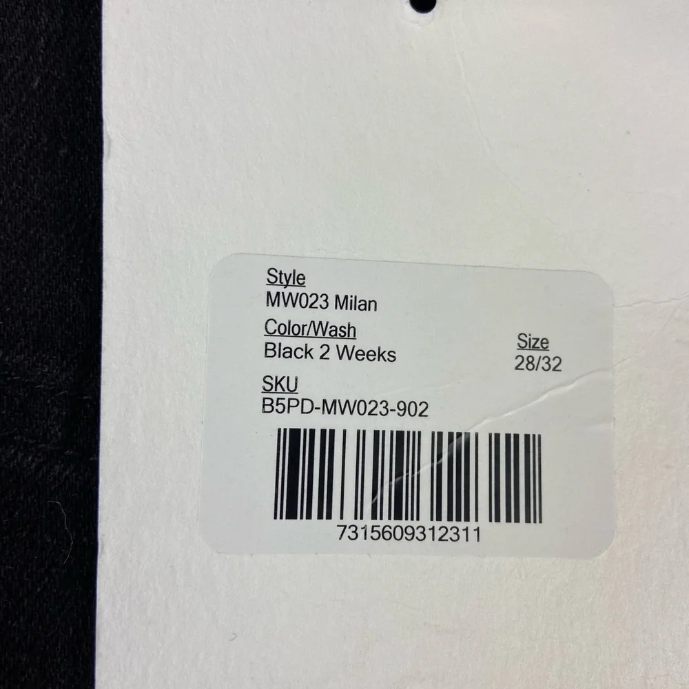 Jeanerica Tuckernuck Flared Leg Jeans MW023 Milan Vintage 95 Size 28 NEW - Picture 4 of 4